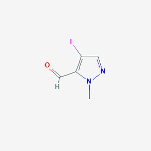 molecular formula C5H5IN2O B1591697 4-碘-1-甲基-1H-吡唑-5-甲醛 CAS No. 959986-66-4