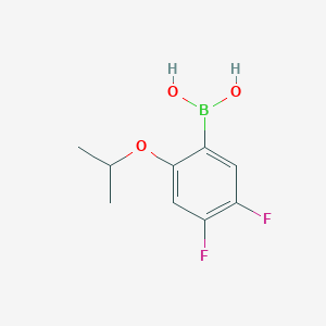 B1591753 4,5-Difluoro-2-isopropoxyphenylboronic acid CAS No. 1072951-61-1