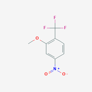molecular formula C8H6F3NO3 B1591775 2-Methoxy-4-nitro-1-(trifluoromethyl)benzene CAS No. 453560-74-2