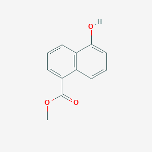 molecular formula C12H10O3 B1591784 5-ヒドロキシ-1-ナフトエ酸メチル CAS No. 91307-40-3