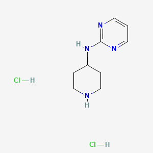 molecular formula C9H16Cl2N4 B1591793 N-(哌啶-4-基)嘧啶-2-胺二盐酸盐 CAS No. 63260-58-2
