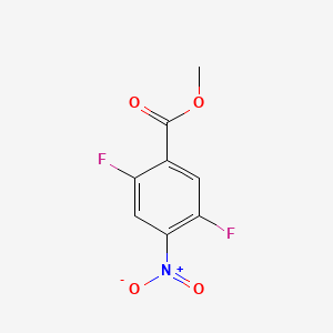 molecular formula C8H5F2NO4 B1591862 2,5-二氟-4-硝基苯甲酸甲酯 CAS No. 924868-81-5