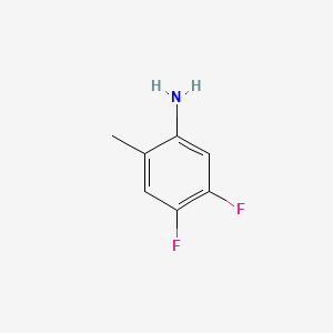 molecular formula C7H7F2N B1591865 4,5-二氟-2-甲基苯胺 CAS No. 875664-57-6