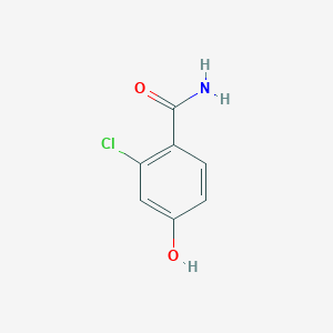 molecular formula C7H6ClNO2 B1591874 2-氯-4-羟基苯甲酰胺 CAS No. 1046818-83-0