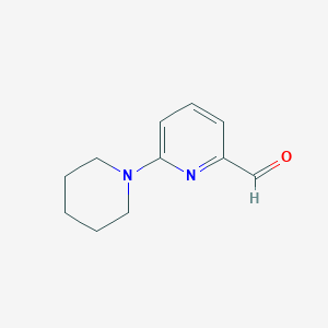 molecular formula C11H14N2O B1591878 6-(哌啶-1-基)吡啶甲醛 CAS No. 859850-71-8