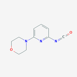 molecular formula C10H11N3O2 B1591879 4-(6-异氰酸基吡啶-2-基)吗啉 CAS No. 884507-15-7