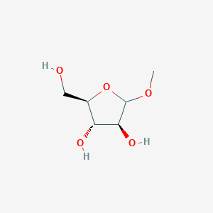 molecular formula C6H12O5 B1591880 (2R,3S,4S)-2-(Hydroxymethyl)-5-methoxytetrahydrofuran-3,4-diol CAS No. 79083-42-4