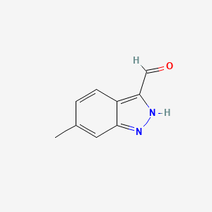 molecular formula C9H8N2O B1591882 6-Methyl-1H-indazole-3-carbaldehyde CAS No. 885518-98-9