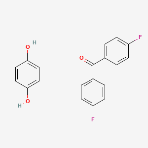 molecular formula C19H14F2O3 B1591890 Benzene-1,4-diol;bis(4-fluorophenyl)methanone CAS No. 29658-26-2