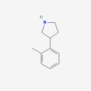 molecular formula C11H15N B1591902 3-(2-Methylphenyl)pyrrolidine CAS No. 954220-67-8