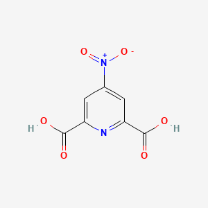 molecular formula C7H4N2O6 B1591916 4-Nitropyridine-2,6-dicarboxylic acid CAS No. 63897-10-9