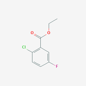 molecular formula C9H8ClFO2 B1591918 2-氯-5-氟苯甲酸乙酯 CAS No. 57381-63-2
