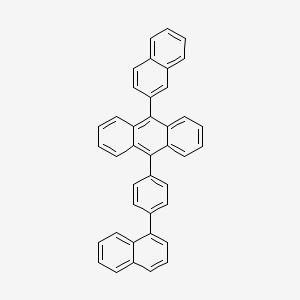 molecular formula C40H26 B1591921 9-(2-Naphthyl)-10-[4-(1-naphthyl)phenyl]anthracene CAS No. 667940-34-3