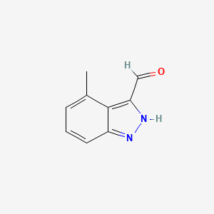 molecular formula C9H8N2O B1591923 4-Methyl-1H-indazole-3-carbaldehyde CAS No. 885518-88-7