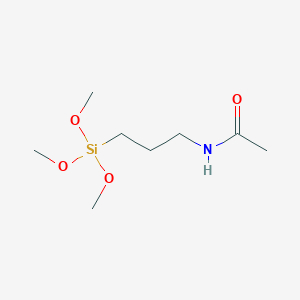 molecular formula C8H19NO4Si B1591928 N-[3-(三甲氧基硅基)丙基]乙酰胺 CAS No. 57757-66-1