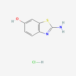 molecular formula C7H7ClN2OS B1591930 2-氨基苯并[d]噻唑-6-醇盐酸盐 CAS No. 26278-78-4