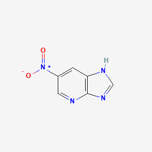 molecular formula C6H4N4O2 B1591942 6-硝基-3H-咪唑并[4,5-b]吡啶 CAS No. 3537-09-5