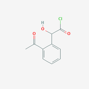 molecular formula C10H9ClO3 B1591944 2-(2-乙酰苯基)-2-羟基乙酰氯 CAS No. 49845-69-4