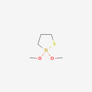 molecular formula C5H12O2SSi B1591945 2,2-二甲氧基-1-硫杂-2-硅杂环戊烷 CAS No. 26903-85-5