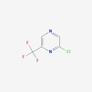 molecular formula C5H2ClF3N2 B1591954 2-Chloro-6-(trifluoromethyl)pyrazine CAS No. 61655-69-4