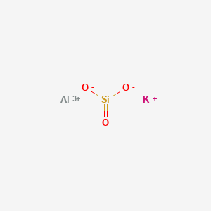molecular formula AlKO3Si+2 B1591979 硅酸，铝钾盐 CAS No. 1327-44-2