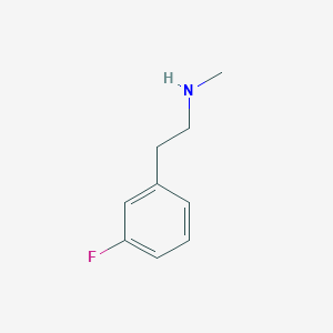 molecular formula C9H12FN B1591980 N-Methyl-2-(3-fluorophenyl)ethanamine CAS No. 515137-48-1