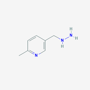 molecular formula C7H11N3 B1591992 5-(肼基甲基)-2-甲基吡啶 CAS No. 1016705-16-0