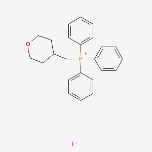 B1591996 Triphenyl[(tetrahydro-2H-pyran-4-yl)methyl]phosphonium iodide CAS No. 745052-92-0