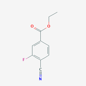 molecular formula C10H8FNO2 B1591999 4-氰基-3-氟苯甲酸乙酯 CAS No. 952183-53-8