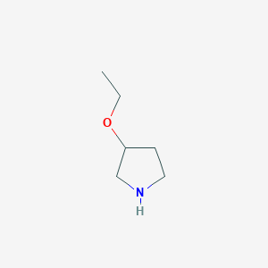 molecular formula C6H13NO B1592003 3-乙氧基吡咯烷 CAS No. 45592-49-2