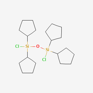 molecular formula C20H36Cl2OSi2 B1592009 1,1,3,3-四环戊基二氯双硅氧烷 CAS No. 865811-56-9