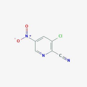 molecular formula C6H2ClN3O2 B1592011 3-Chloro-5-nitropicolinonitrile CAS No. 488713-30-0