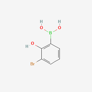 molecular formula C6H6BBrO3 B1592014 3-Bromo-2-hydroxyphenyl boronic acid CAS No. 89488-24-4
