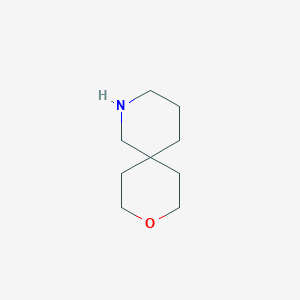 molecular formula C9H17NO B1592017 9-氧杂-2-氮杂螺[5.5]十一烷 CAS No. 57289-77-7