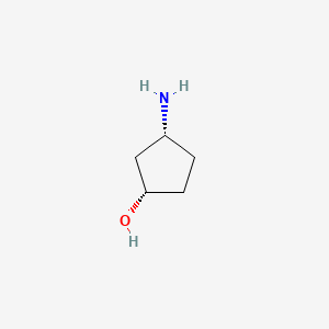 molecular formula C5H11NO B1592025 (1S,3R)-3-Aminocyclopentanol CAS No. 1036260-18-0