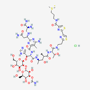 molecular formula C55H85ClN17O21S3+ B1592027 Bleomycin hydrochloride CAS No. 67763-87-5