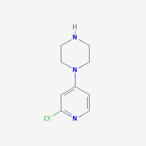 molecular formula C9H12ClN3 B1592034 1-(2-Chloropyridin-4-yl)piperazine CAS No. 854159-45-8