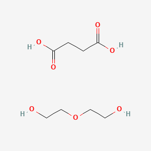 molecular formula C8H16O7 B1592037 Butanedioic acid;2-(2-hydroxyethoxy)ethanol CAS No. 26183-02-8