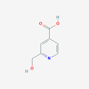 molecular formula C7H7NO3 B1592048 2-(Hydroxymethyl)isonicotinsäure CAS No. 915140-06-6