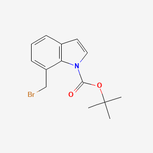 molecular formula C14H16BrNO2 B1592052 叔丁基 7-(溴甲基)-1H-吲哚-1-羧酸酯 CAS No. 442910-45-4