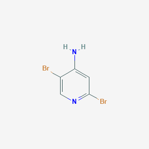 molecular formula C5H4Br2N2 B1592060 2,5-二溴吡啶-4-胺 CAS No. 221241-37-8