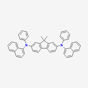molecular formula C47H36N2 B1592075 2,7-双[N-(1-萘基)苯胺基]-9,9-二甲基芴 CAS No. 222319-05-3