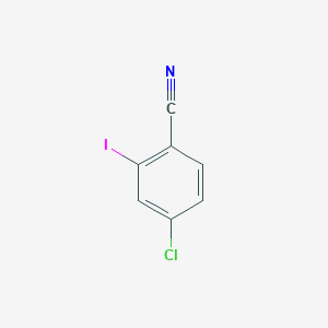 molecular formula C7H3ClIN B1592085 4-氯-2-碘苯甲腈 CAS No. 61272-75-1