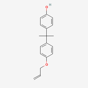 molecular formula C18H20O2 B1592101 4-(2-(4-(Allyloxy)phenyl)propan-2-yl)phenol CAS No. 59501-41-6