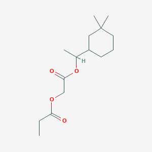 Acetic acid, 2-(1-oxopropoxy)-, 1-(3,3-dimethylcyclohexyl)ethyl ester
