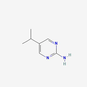 molecular formula C7H11N3 B1592147 5-异丙基-2-嘧啶胺 CAS No. 98432-17-8