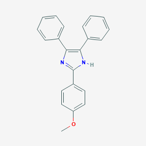 molecular formula C22H18N2O B159215 2-(4-Methoxyphenyl)-4,5-diphenyl-1H-imidazole CAS No. 1728-95-6