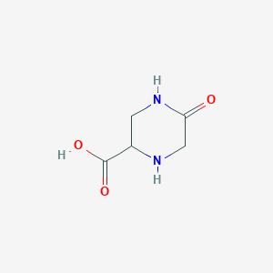 molecular formula C5H8N2O3 B1592151 5-氧代哌嗪-2-羧酸 CAS No. 3262-59-7