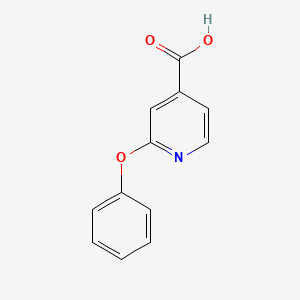 molecular formula C12H9NO3 B1592164 2-苯氧基异烟酸 CAS No. 51362-08-4