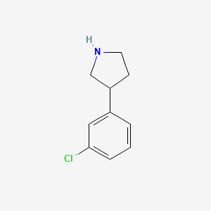 molecular formula C10H12ClN B1592184 3-(3-氯苯基)吡咯烷 CAS No. 914299-59-5
